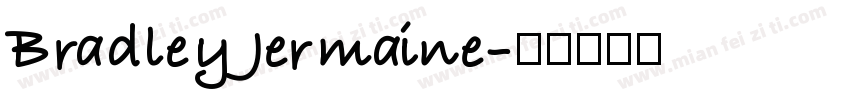 Bradley Jermaine字体转换
